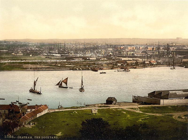 Chatham Dockyard 1890s